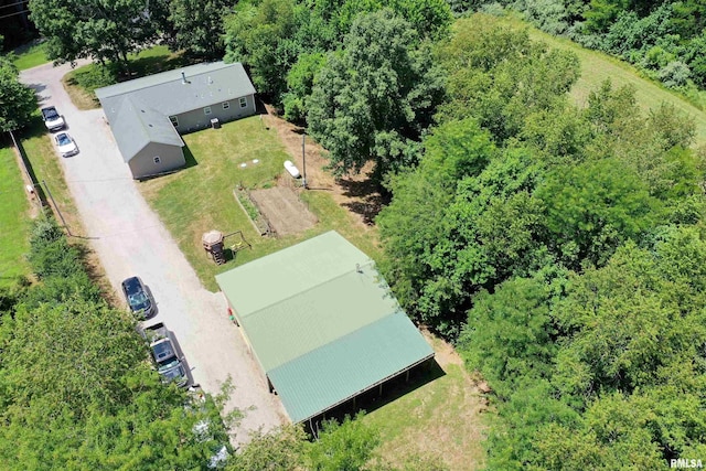16540 Wernowsky St, Petersburg, IL 62675 - aerial view of property and surrounding area
