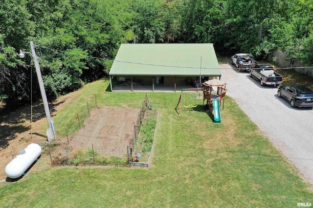 16540 Wernowsky St, Petersburg, IL 62675 - view from above of property