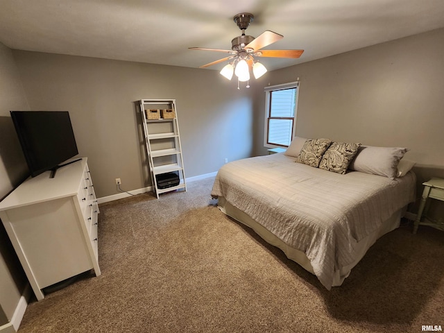 2302 Knoxville Dr, Springfield, IL 62711 - bedroom featuring carpet and a ceiling fan
