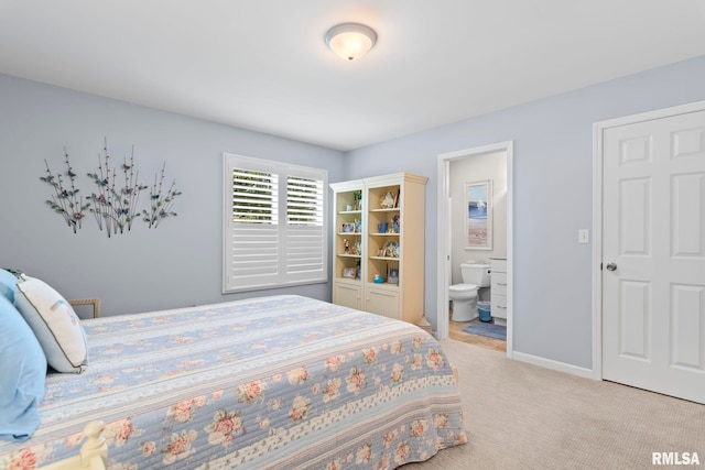 4905 Eagles Lndg, Springfield, IL 62711 - bedroom featuring ensuite bathroom and light carpet