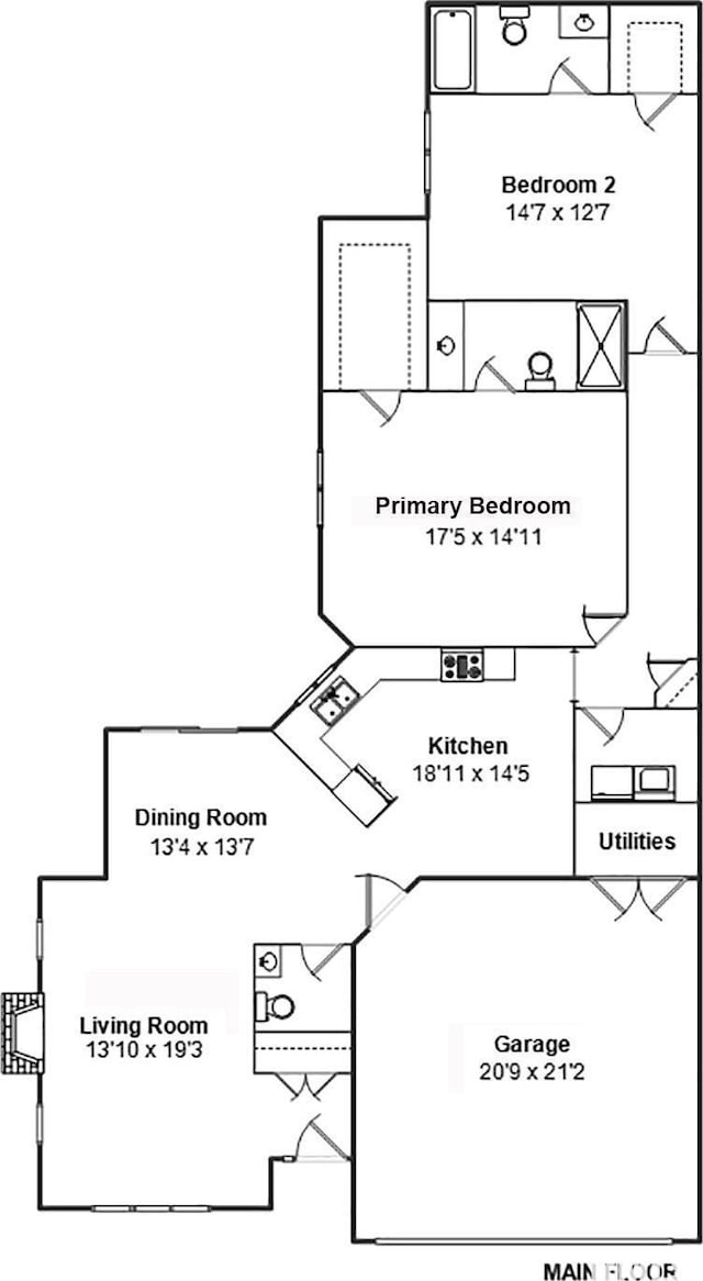 4905 Eagles Lndg, Springfield, IL 62711 - view of property floor plan