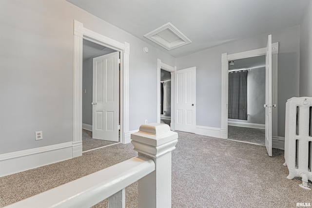 418 E Cooke St, Mount Pulaski, IL 62548 - hallway with carpet