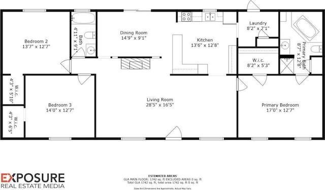 913 Springfield St, Kincaid, IL 62540 - view of property floor plan