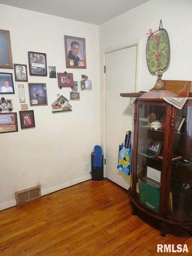 707 E Clark St, Litchfield, IL 62056 - interior space with wood finished floors and baseboards