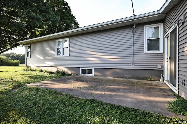 42060 County Highway 10, Nebo, IL 62355 - view of side of home with a patio area and a yard