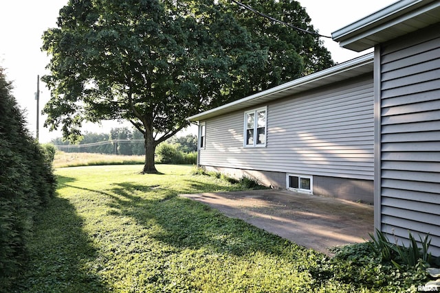 42060 County Highway 10, Nebo, IL 62355 - view of green lawn featuring a patio area