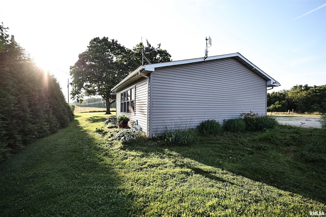 42060 County Highway 10, Nebo, IL 62355 - view of side of home featuring a lawn