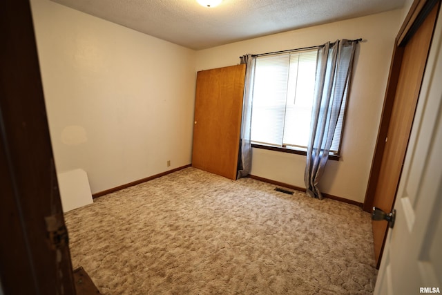 42060 County Highway 10, Nebo, IL 62355 - unfurnished bedroom featuring carpet flooring, a textured ceiling, and a closet
