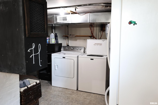 42060 County Highway 10, Nebo, IL 62355 - washroom featuring washer and dryer