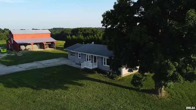 42060 County Highway 10, Nebo, IL 62355 - aerial view of property and surrounding area