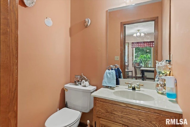 1420 Weston Pointe Dr, Springfield, IL 62704 - bathroom featuring vanity and toilet