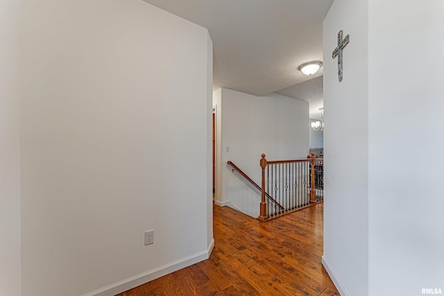 3 Megan Ct, Bloomington, IL 61705 - hall featuring an upstairs landing and wood finished floors