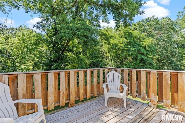 913 Diane Ct, Springfield, IL 62702 - view of wooden deck