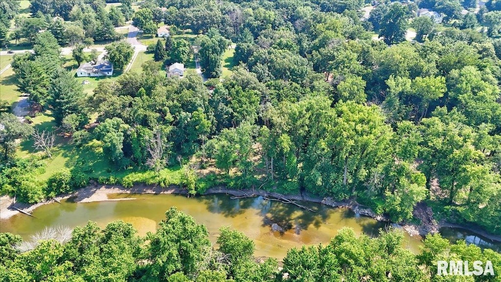 7977 Mechanicsburg Rd, Springfield, IL 62707 - aerial view of property and surrounding area with a large body of water