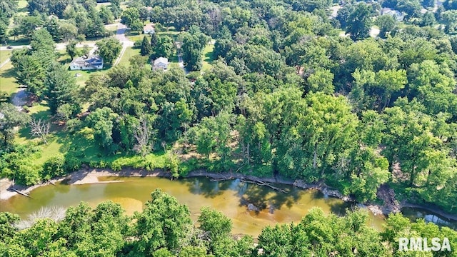 7977 Mechanicsburg Rd, Springfield, IL 62707 - aerial view of property and surrounding area with a large body of water