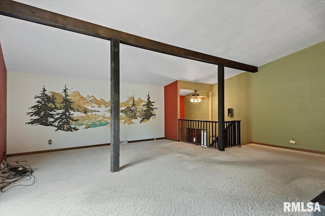 5016 Kinsinger Ln, Pleasant Plains, IL 62677 - spare room with carpet and a ceiling fan
