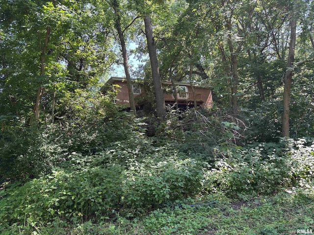 7971 Mechanicsburg Rd, Springfield, IL 62707 - view of yard with a wooden deck