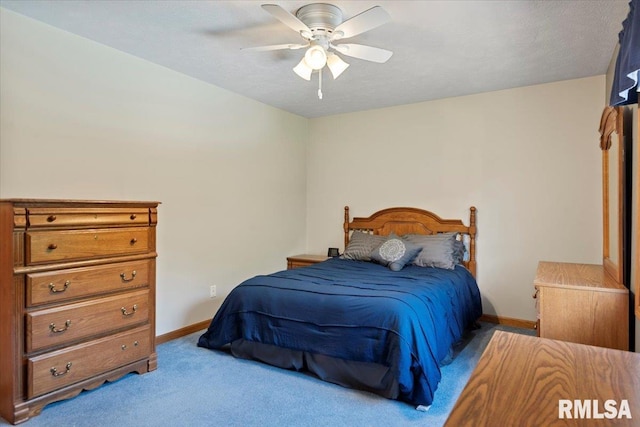 345 Country Towne Rd, Springfield, IL 62712 - carpeted bedroom with baseboards and ceiling fan