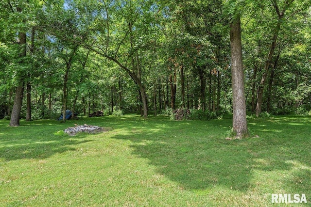 345 Country Towne Rd, Springfield, IL 62712 - view of green lawn featuring a view of trees