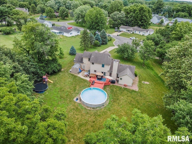 345 Country Towne Rd, Springfield, IL 62712 - drone / aerial view