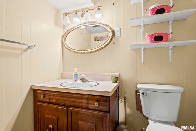 1613 Denison Dr, Springfield, IL 62704 - bathroom with vanity and toilet
