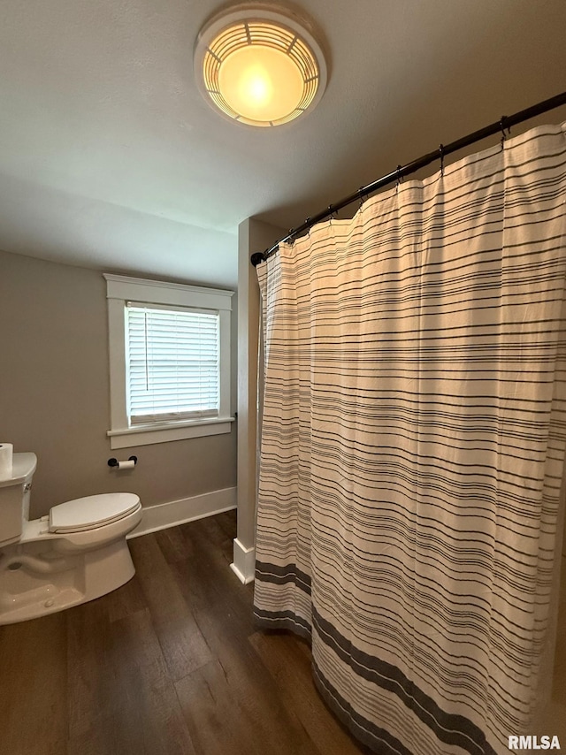 833 Willard St, Galesburg, IL 61401 - full bathroom with wood finished floors and toilet