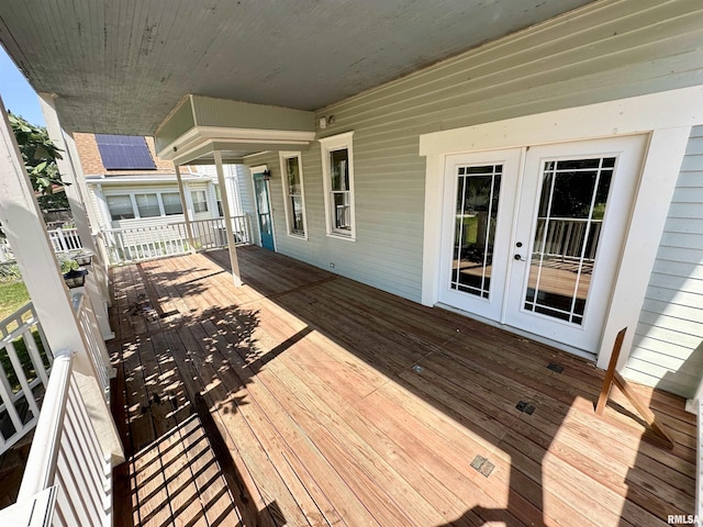 231 N Webster Ave, Jacksonville, IL 62650 - deck with french doors