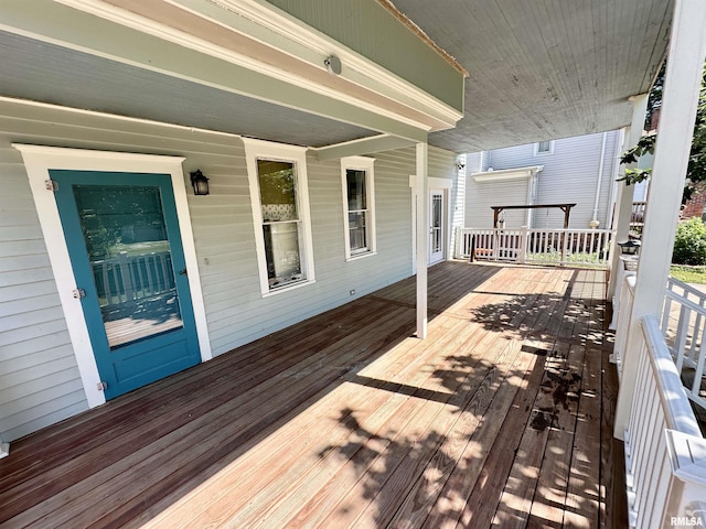 231 N Webster Ave, Jacksonville, IL 62650 - view of deck