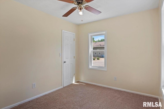 3132 S 4th St, Springfield, IL 62703 - empty room with carpet flooring and a ceiling fan
