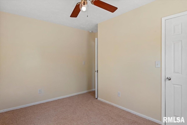 3132 S 4th St, Springfield, IL 62703 - carpeted empty room featuring a ceiling fan and baseboards