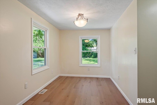 3132 S 4th St, Springfield, IL 62703 - unfurnished room with light wood-style flooring and a textured ceiling