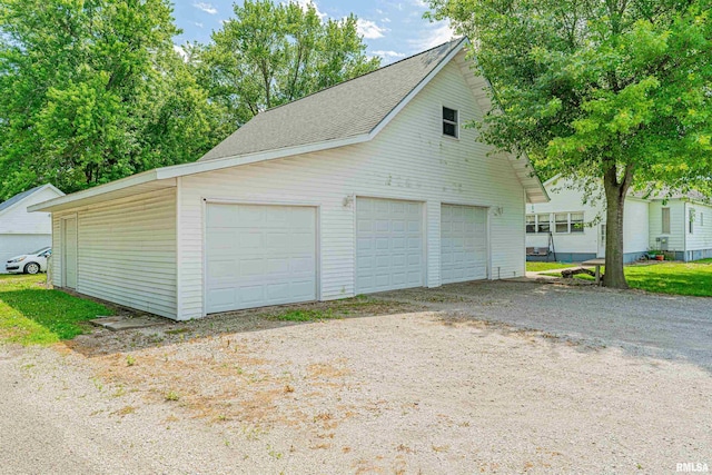 209 N 2nd St N, Easton, IL 62633 - view of detached garage