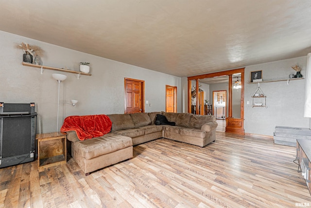 209 N 2nd St N, Easton, IL 62633 - living area with light wood finished floors
