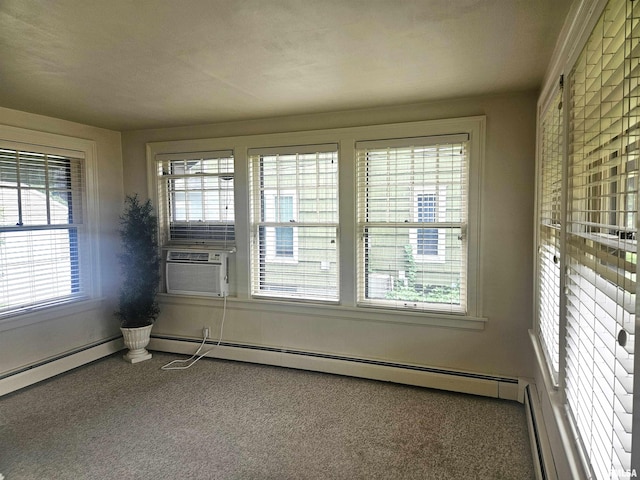 1155 N Cherry St, Galesburg, IL 61401 - unfurnished sunroom with cooling unit