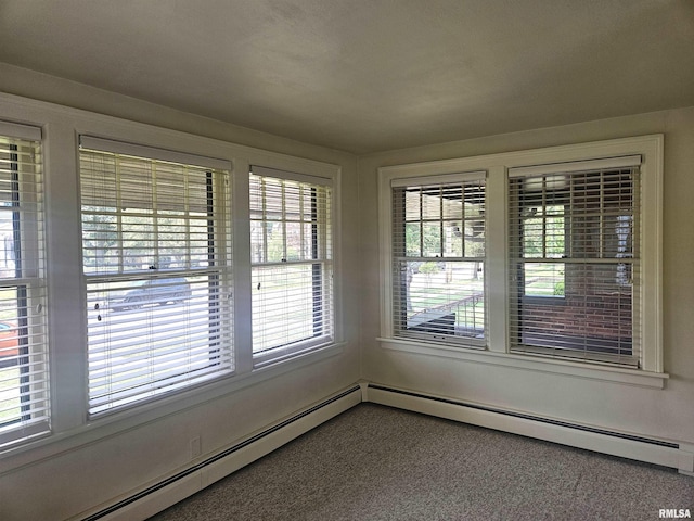 1155 N Cherry St, Galesburg, IL 61401 - unfurnished sunroom with plenty of natural light and baseboard heating