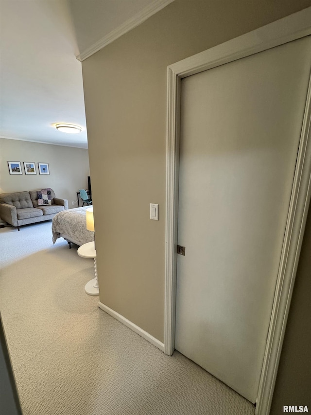 6 Ottawa Trl, Galesburg, IL 61401 - hall with carpet and crown molding