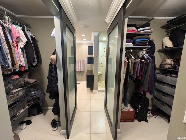 6 Ottawa Trl, Galesburg, IL 61401 - spacious closet with tile patterned floors