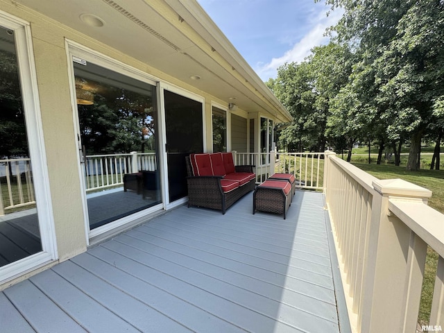 6 Ottawa Trl, Galesburg, IL 61401 - view of deck