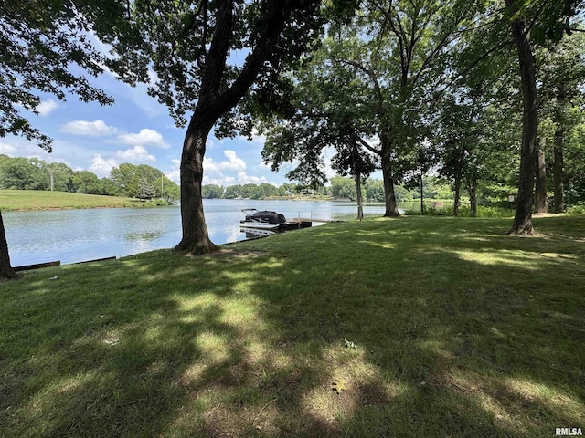 6 Ottawa Trl, Galesburg, IL 61401 - water view with a dock