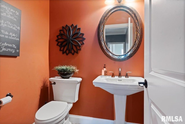 4408 Foxhall Ln, Springfield, IL 62711 - half bathroom with toilet and a sink
