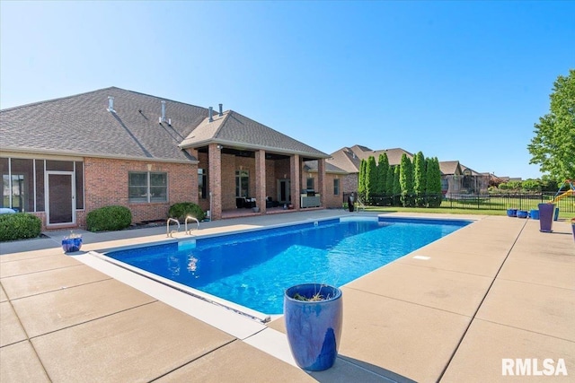4408 Foxhall Ln, Springfield, IL 62711 - view of swimming pool with a patio
