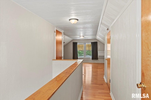 14 Beachview Ln, Springfield, IL 62712 - corridor with light wood-style floors and vaulted ceiling