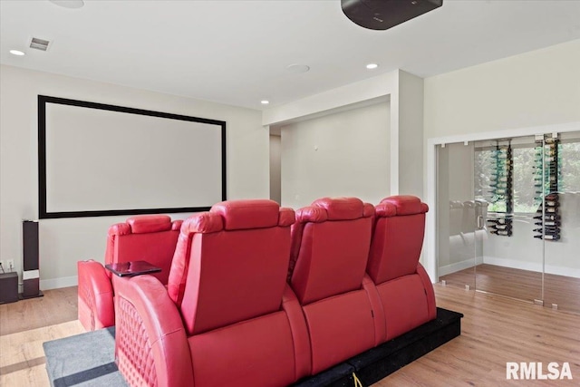 2004 Grants Pond, Chatham, IL 62629 - cinema featuring wood finished floors and recessed lighting