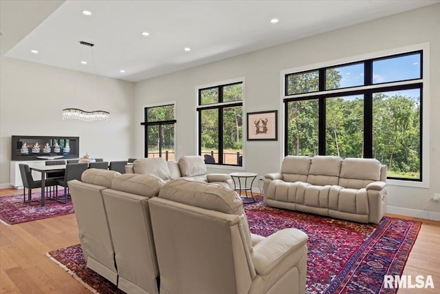 2004 Grants Pond, Chatham, IL 62629 - living area with recessed lighting and light wood finished floors