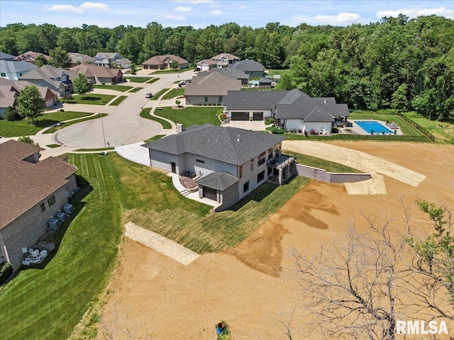 2004 Grants Pond, Chatham, IL 62629 - aerial perspective of suburban area