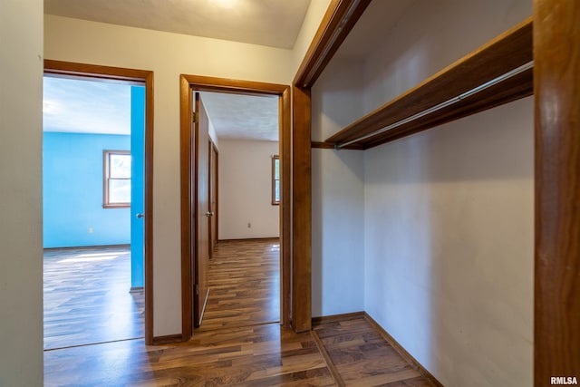 2700 Northridge Dr, Quincy, IL 62301 - corridor with wood finished floors and baseboards