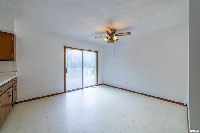 2700 Northridge Dr, Quincy, IL 62301 - spare room featuring a ceiling fan and light floors