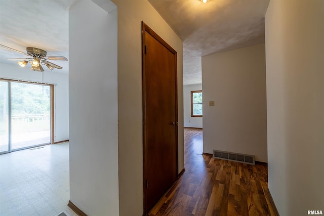 2700 Northridge Dr, Quincy, IL 62301 - hall with wood finished floors and baseboards