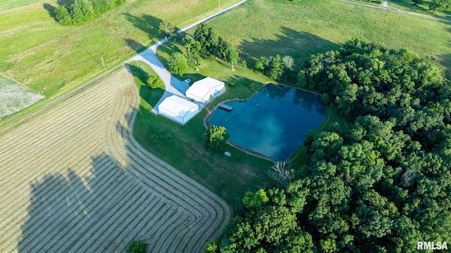23490 E Maple Rd, Bluford, IL 62814 - view of rural area featuring a large body of water