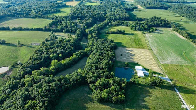 23490 E Maple Rd, Bluford, IL 62814 - aerial view of property's location featuring rural landscape and farmland